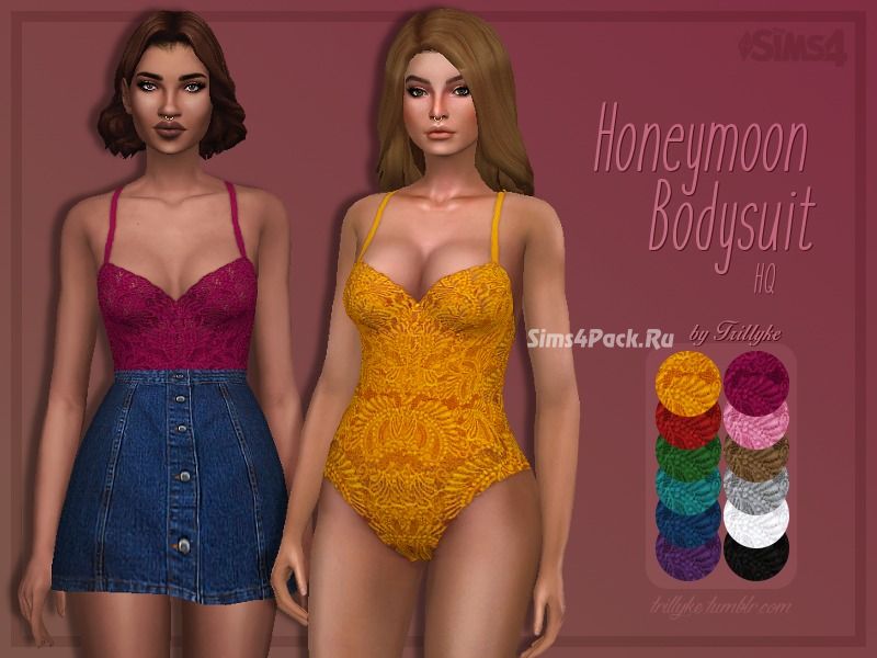 Боди "Honeymoon Bodysuit"