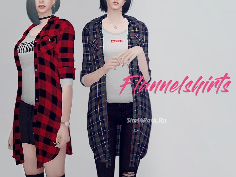 Комплект "KK Long flannel shirts F"