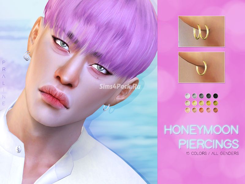 Серьги "Honeymoon Piercings"