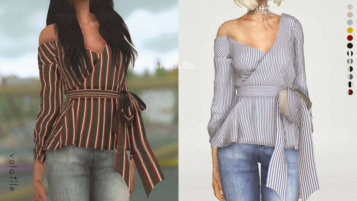 Блузка "Galore Wrapped Blouse"