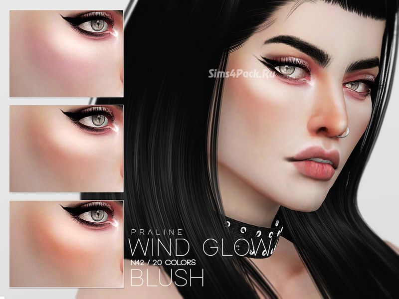 Румяна и хайлайтер "Wind Glow Blush N42"