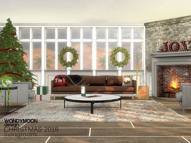 Гостиная "Christmas 2018 Livingroom"