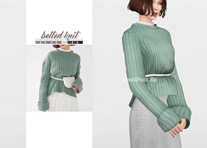 Свитер "Belted Knit"