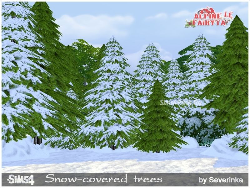 Заснеженные деревья "Snow-covered trees"