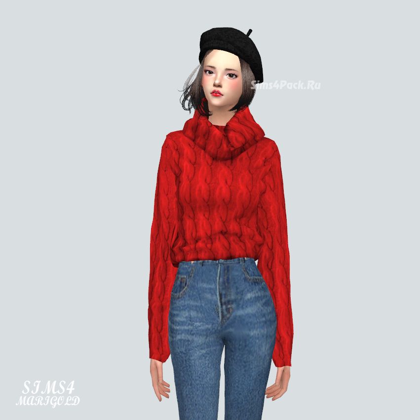 Свитер "J Turtleneck Top_J"