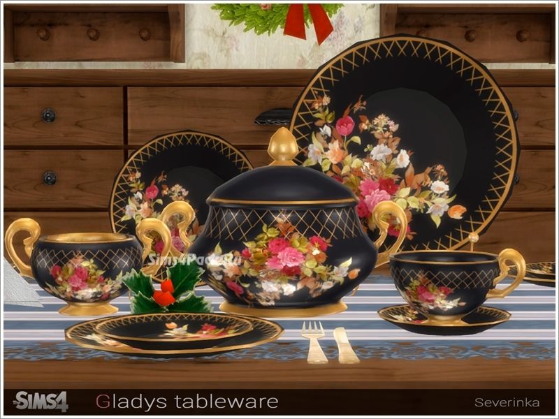 Фарфоровый сервиз "Gladys tableware"