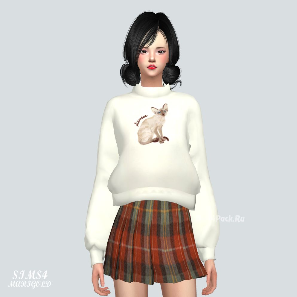 Толстовка "Half-Turtleneck Sweatshirt"