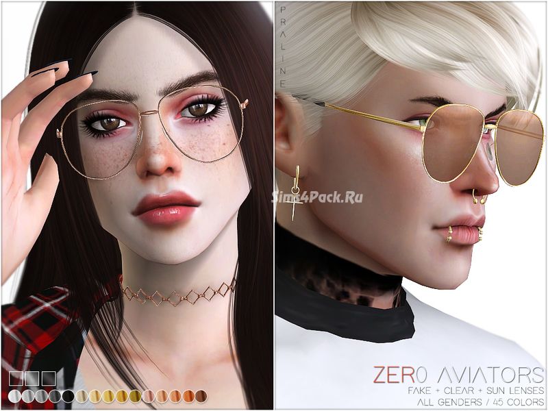 Очки "ZER0 Aviators"
