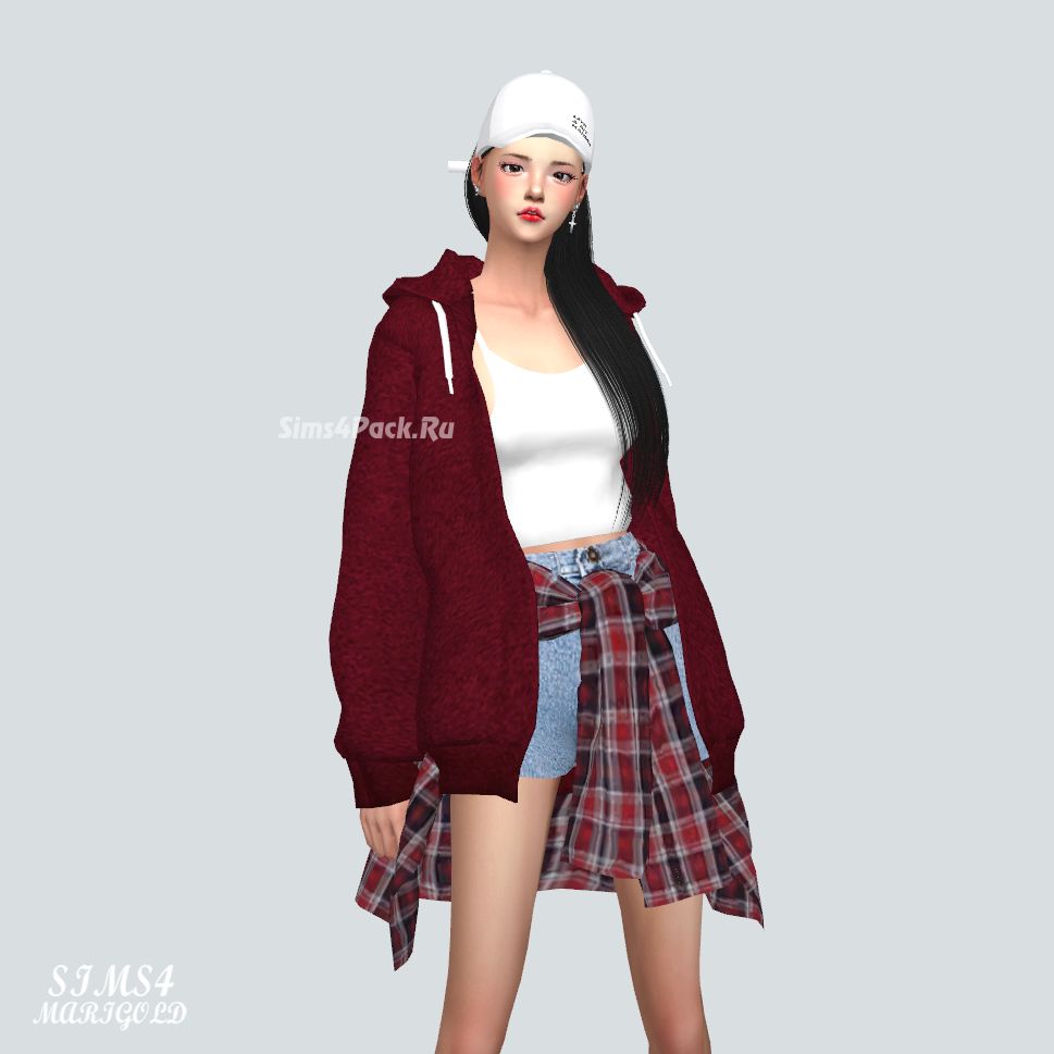 Комплект "Hoodie With Crop Top"