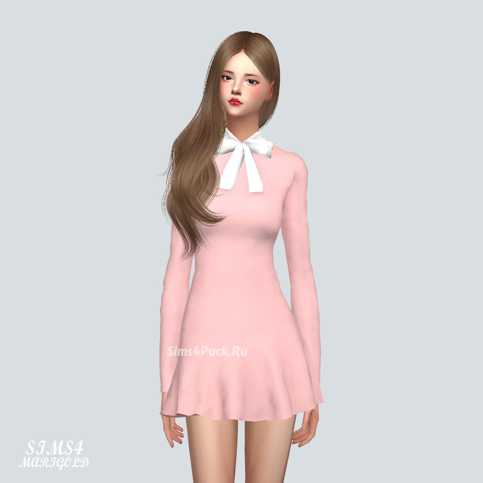 Платье "Ribbon Simple Dress"