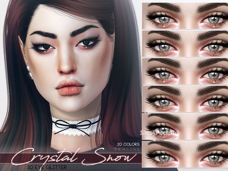 Декор для глаз "Crystal Snow ~ 3D Eye Glitter"