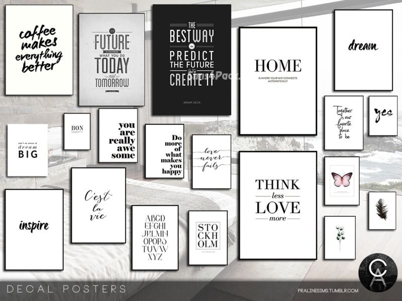 Набор постеров "Decal Posters"