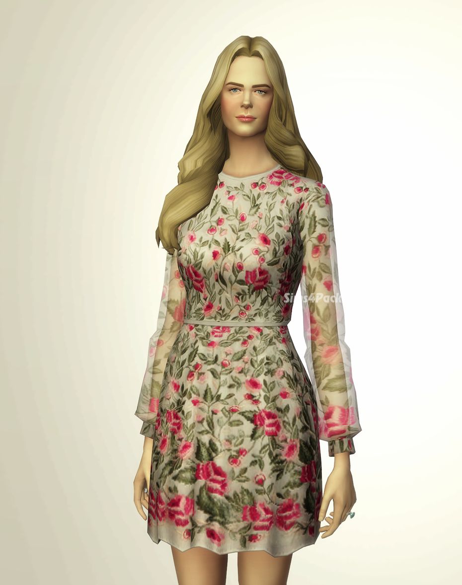 Платье "Blossom Pink Dress by Vilshenko"