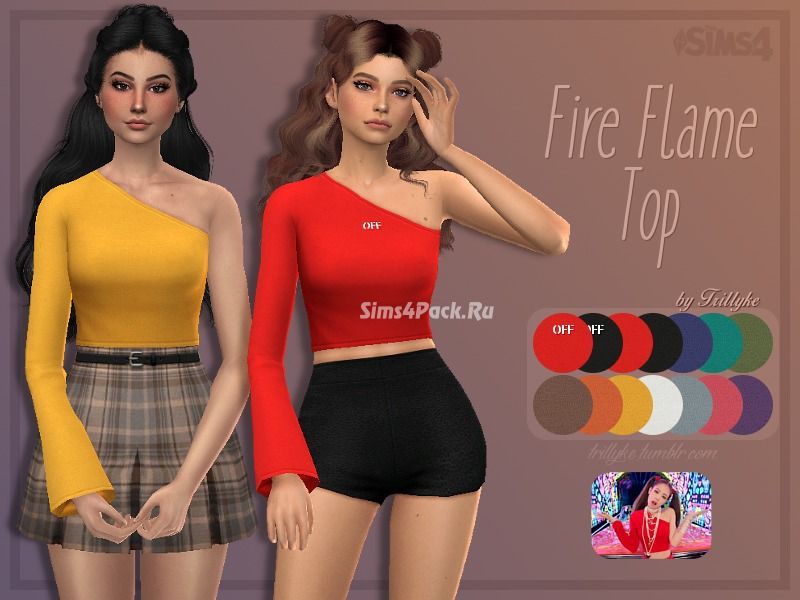 Топ "Fire Flame Top"