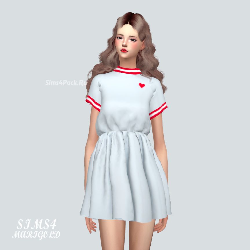 Платье "Heart Mini Dress"