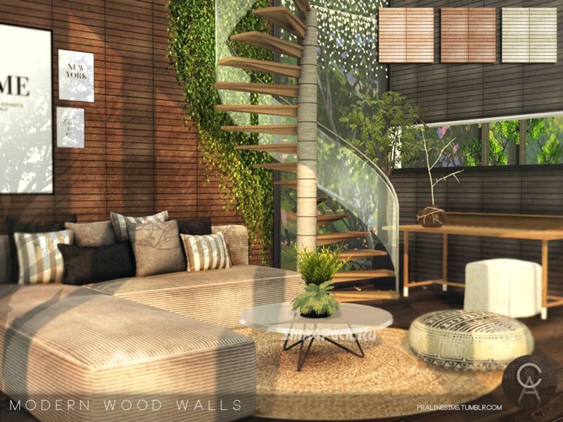 Настенное покрытие "Modern Wood Walls"