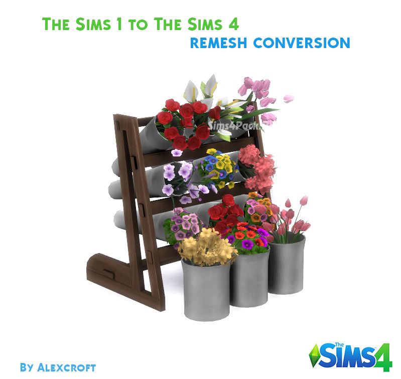 Стеллаж с цветами "Flower Display Conversion"