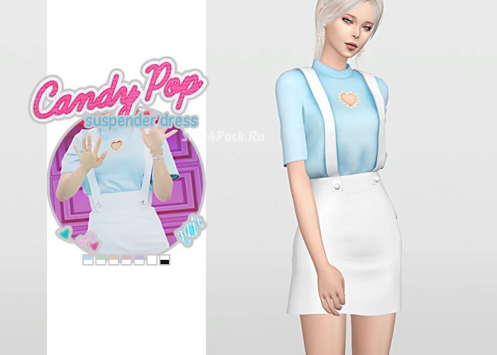 Комплект "Candy Pop Suspender Dress"