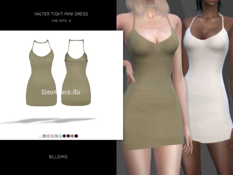 Платье "Halter Tight Mini Dress"