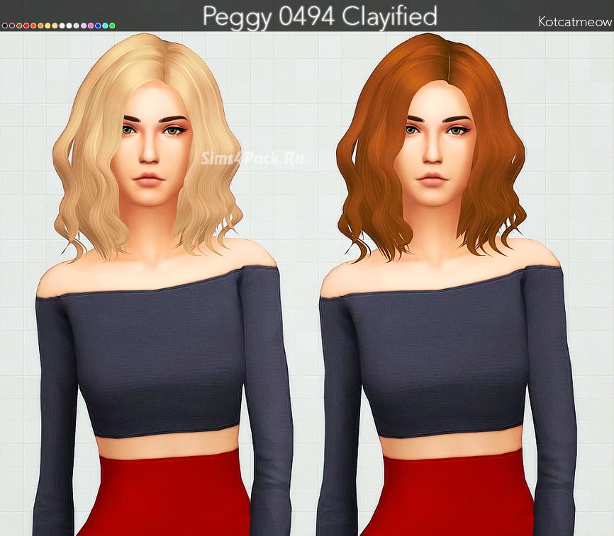 Прическа "Peggy 0494 Hair Clayified"