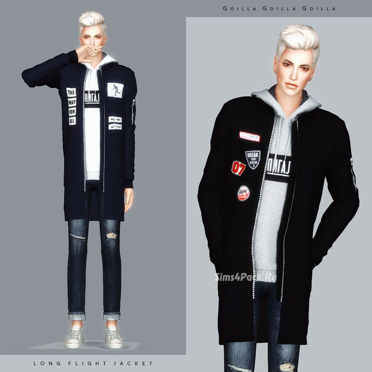 Комплект одежды "Long Flight Jacket"