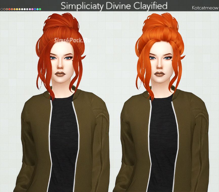 Прическа "Simpliciaty Divine Hair Clayified"