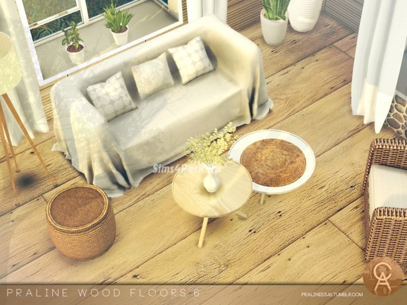 Напольное покрытие "Praline Wood Floors 6"