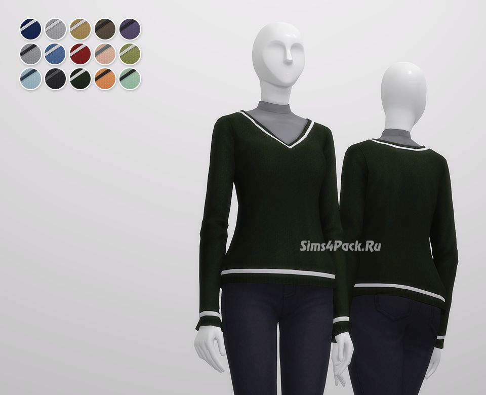 Комплект "V-neck Shape Knit"