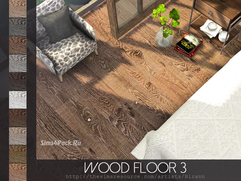 Напольное покрытие "Wood Floor 3"