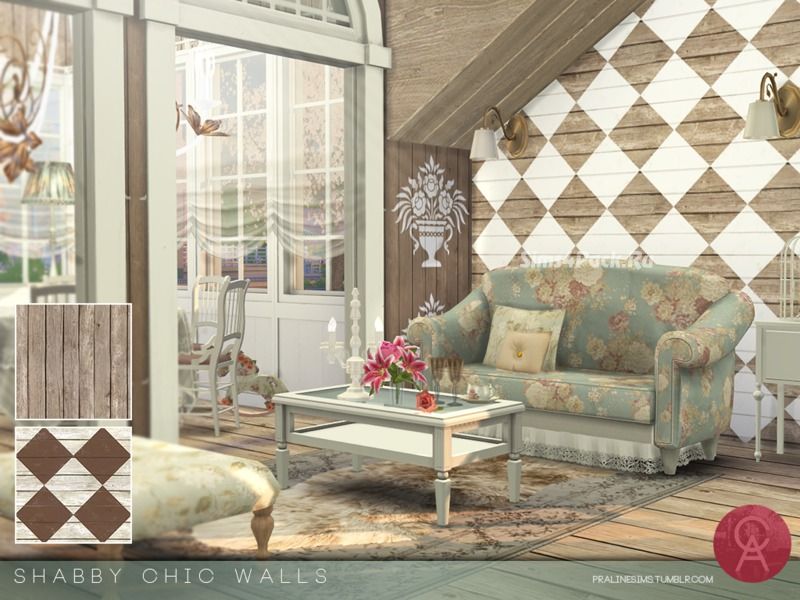 Настенное покрытие "Shabby Chic Walls"