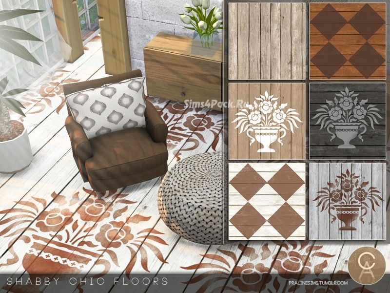 Напольное покрытие "Shabby Chic Floors"