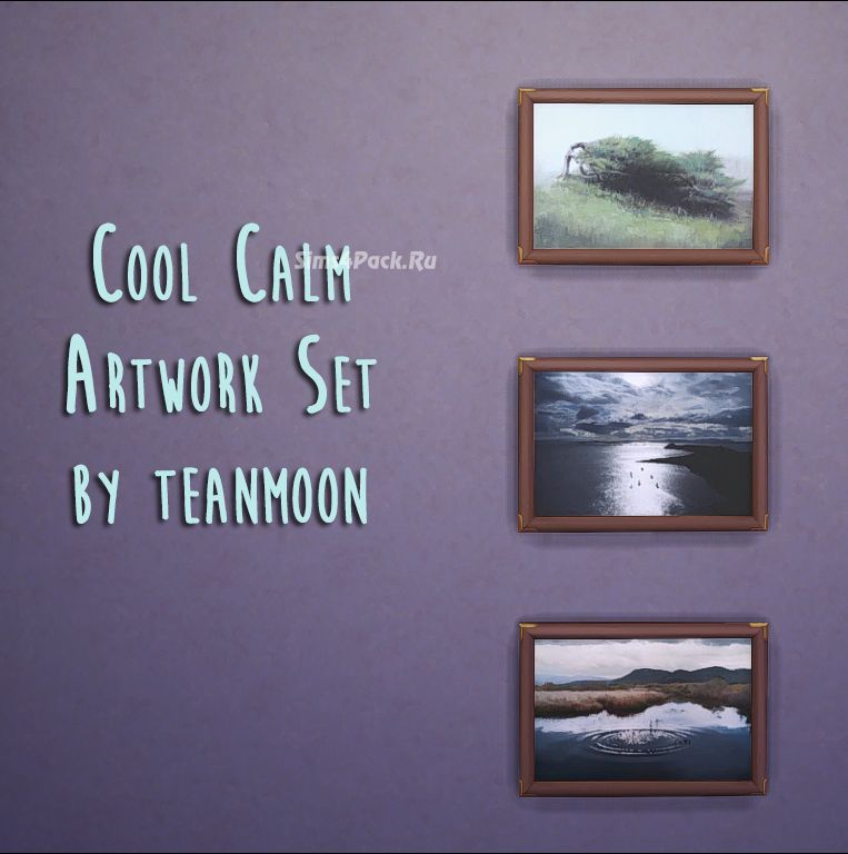 Набор картин "Cool Calm Artwork Set"