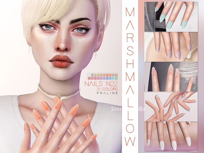 Маникюр "Marshmallow Nails N22"