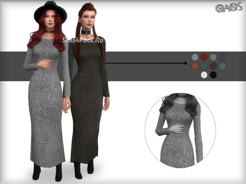 Платье "Knit Metallic Dress"