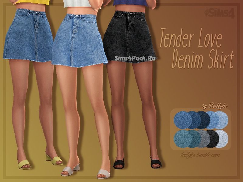 Юбка "Tender Love Denim Skirt"