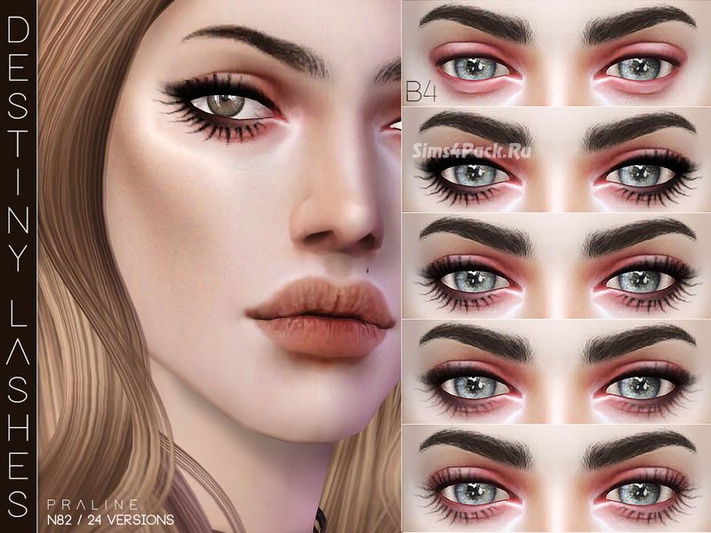 Макияж глаз "Destiny Eyelashes N82"