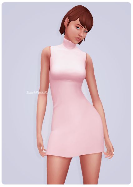 Платье "dear-solar's turtleneck recolour"
