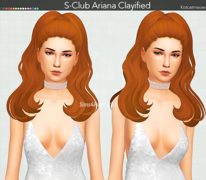 Прическа "S-Club Ariana Clayified"