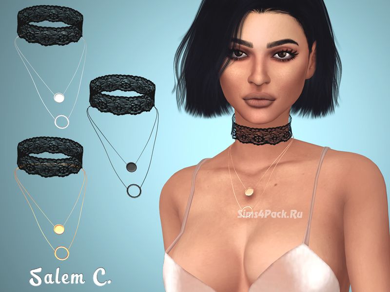 Комплект аксессуаров "Lace Choker"