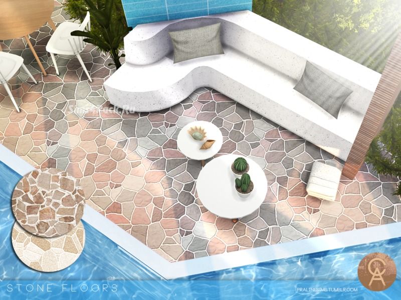 Набор покрытий для участка "Stone Floors"