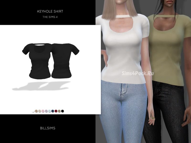 Футболка "Keyhole Shirt"