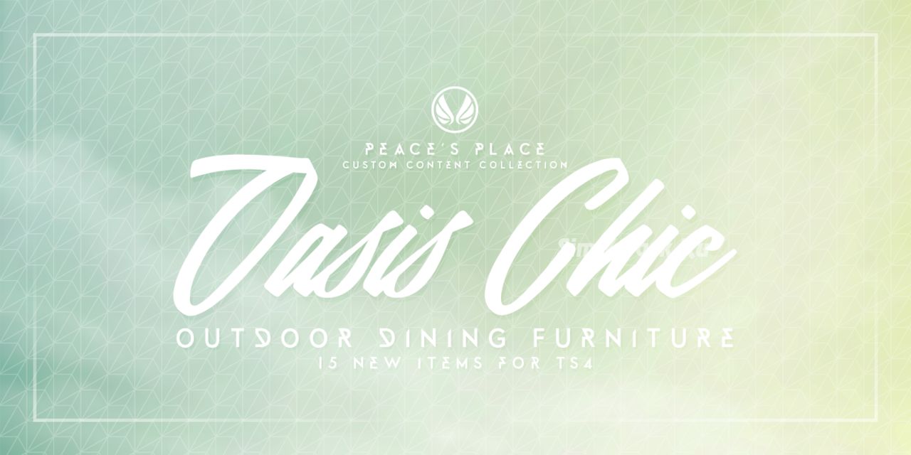 Набор для внутреннего дворика "Oasis-Chic Dining"