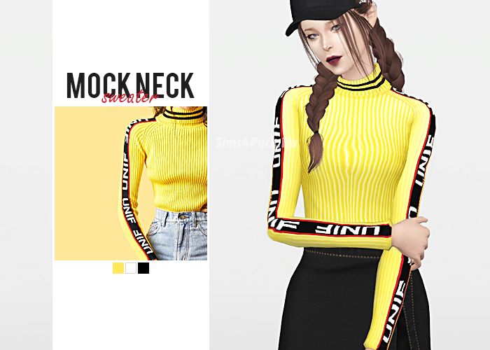 Свитер "Mock Neck Sweater"