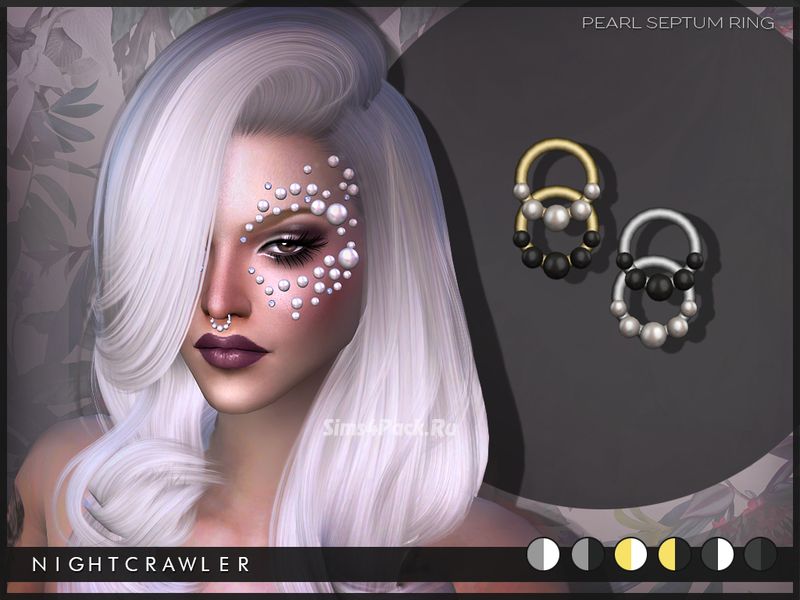 Кольцо для септума "PearlSeptumRing"