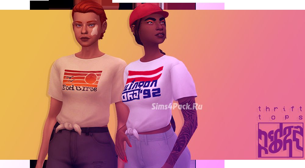 Футболка "THRIFT TOPS"