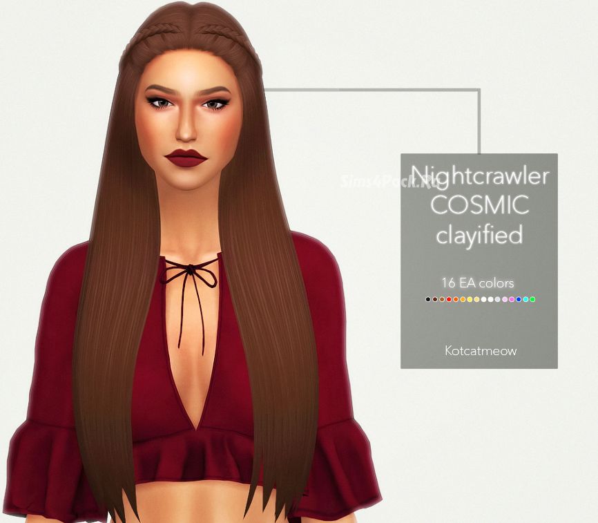 Прическа "Nightcrawler Cosmic Hair Clayified"