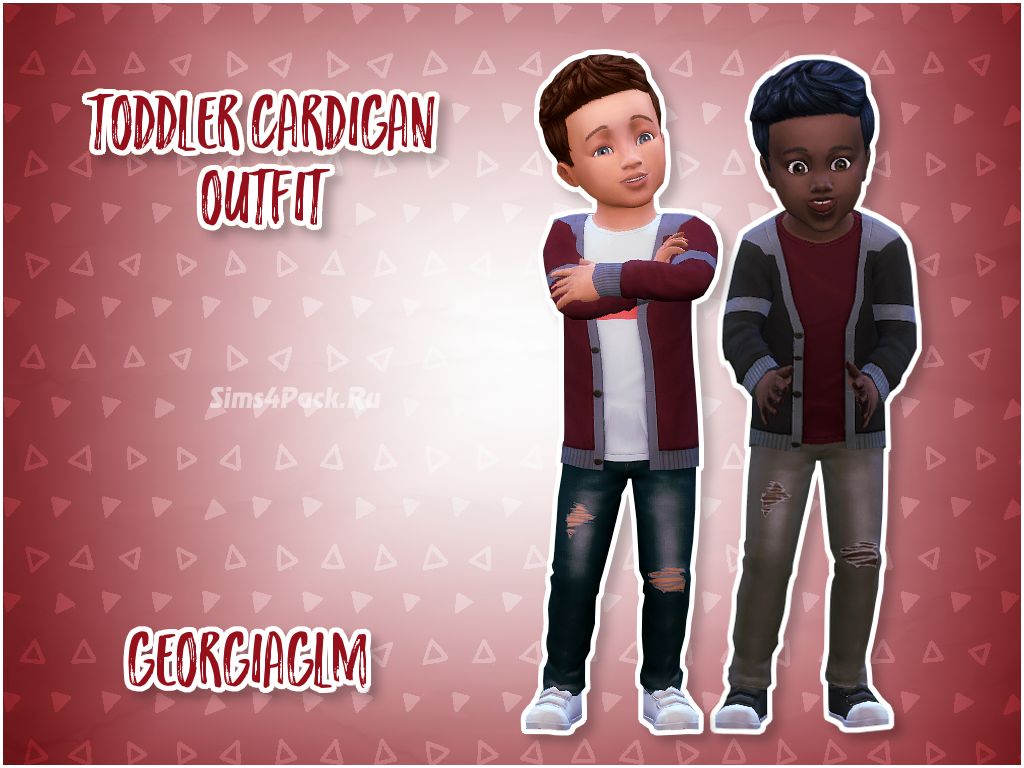 Комплект одежды "Toddler Cardigan Outfit"