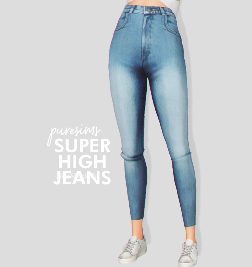 Джинсы "SUPER HIGH JEANS"