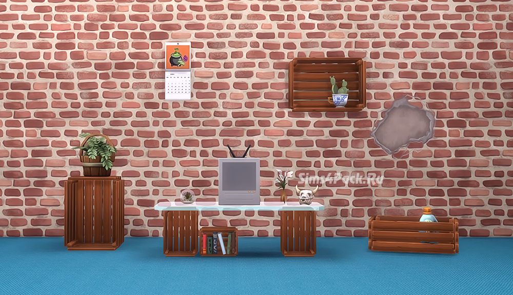 Набор мебели для гостиной комнаты "I Am A Crate Set"