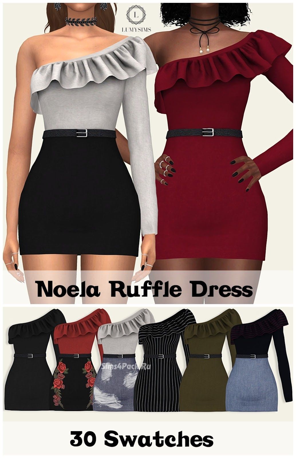 Платье "NOELA RUFFLE DRESS"